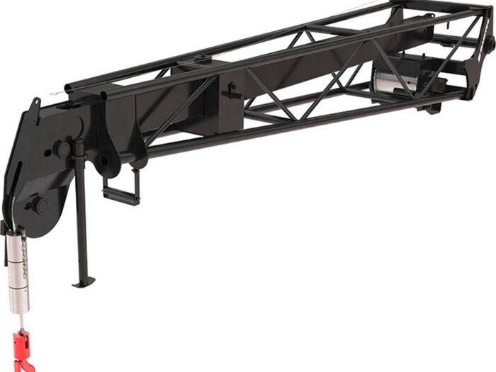 Extensible jib with winch